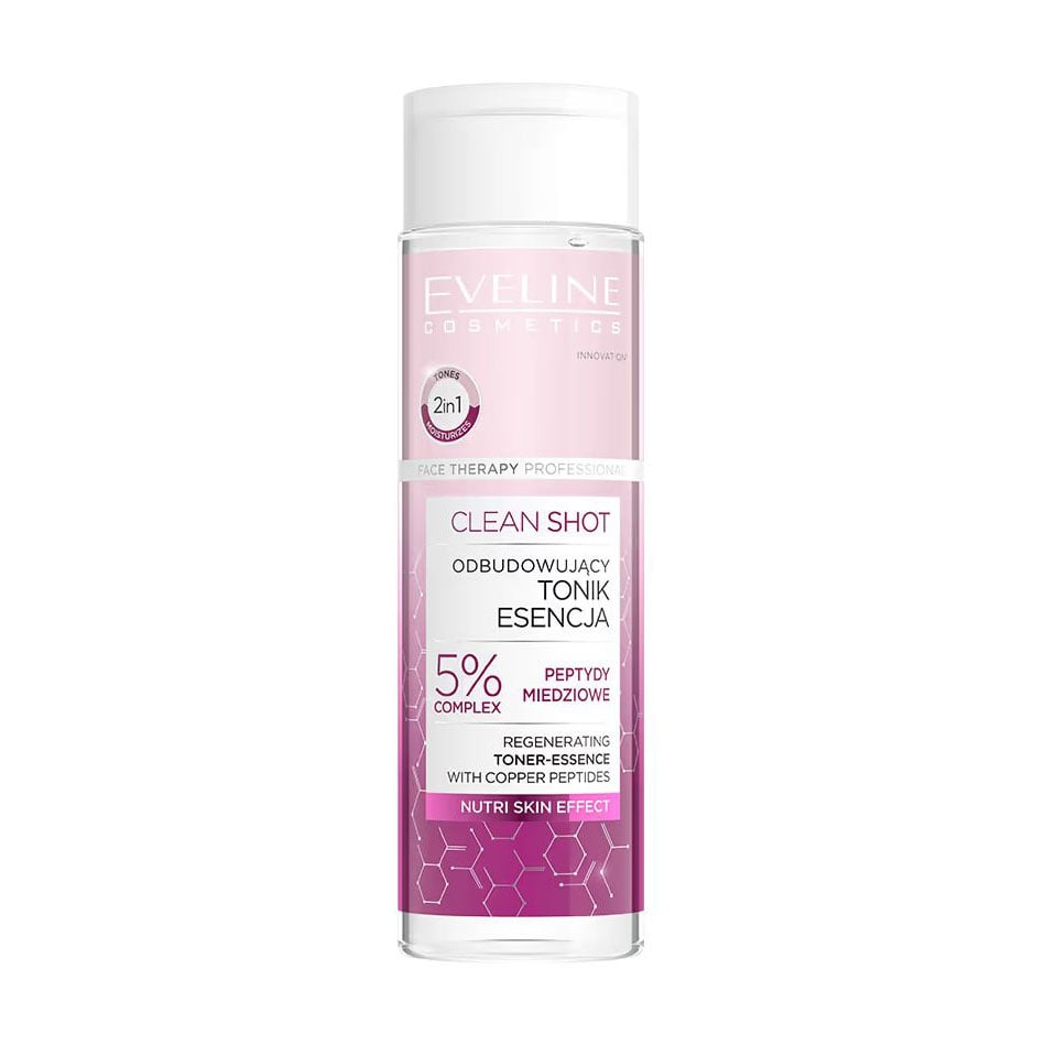Відновлювальний тонік-есенція для обличчя Eveline Cosmetics Regenerating Toner Essence, 200 мл